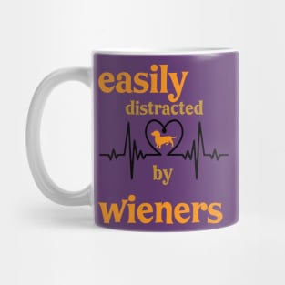 easily distracted by wieners Mug